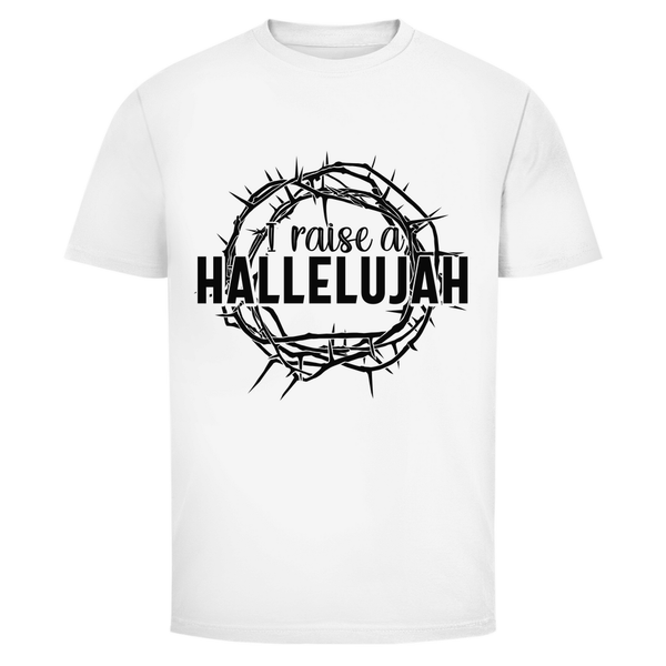 Herren T-Shirt i raise a hallelujah dornenkrone