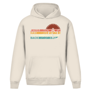 Oversize Hoodie Ohne Kordel jesus has your back