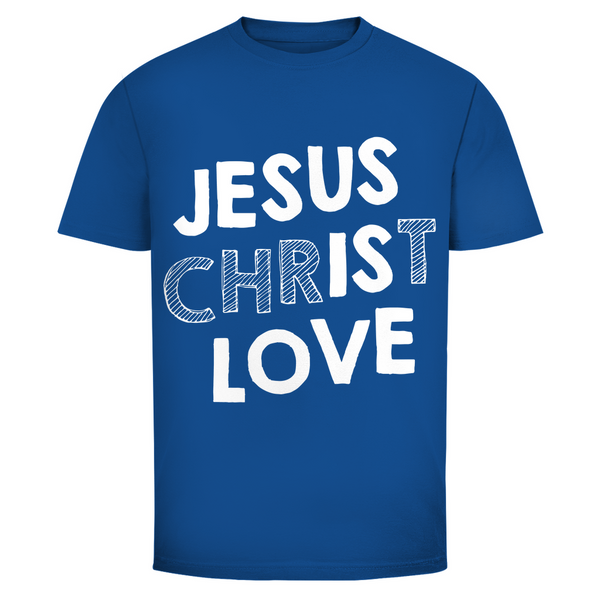 Herren T-Shirt jesus christ love