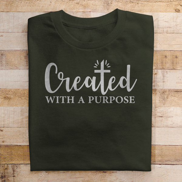 Herren T-Shirt created with a purpose