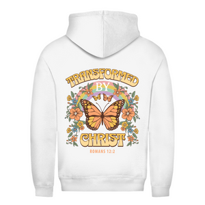 Damen Hoodie transformed by christ romans 12:2