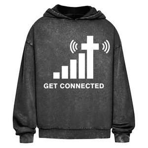 Oversize Washed Hoodie get connected