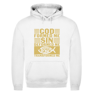 Herren Hoodie god formed me