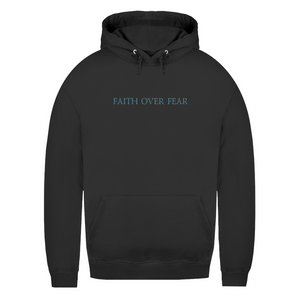 Damen Hoodie faith over fear psalm 118:6