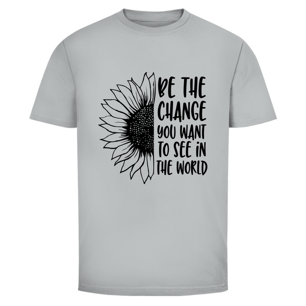 Herren T-Shirt be the change you want to see in the world