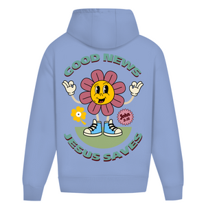 Oversize Hoodie Ohne Kordel good news jesus saves
