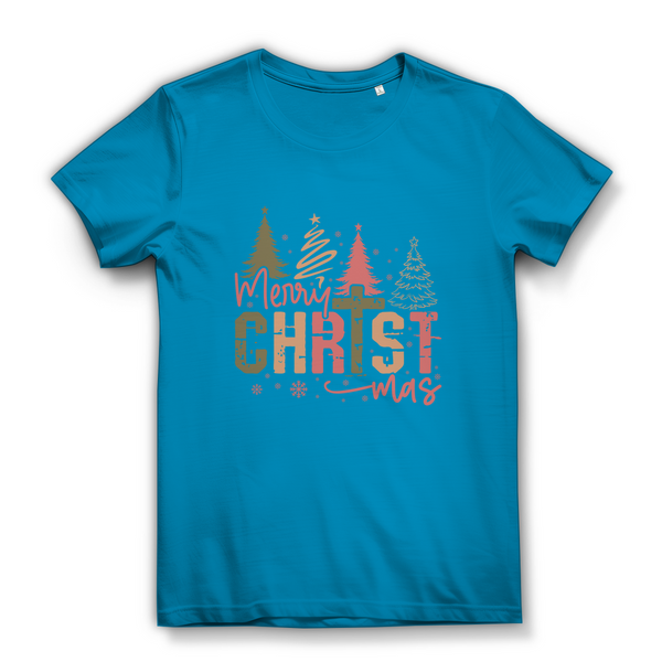 Damen Bio T-Shirt merry christmas