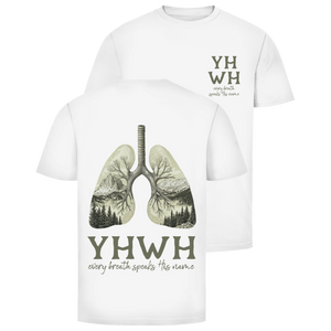 Herren T-Shirt yhwh every breath speakt his name