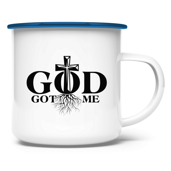 Emaille Tasse god got me