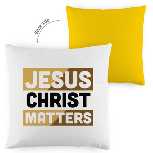 Kopfkissen zweifarbig jesus christ matters