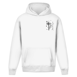 Oversize Hoodie Ohne Kordel jesus loves you