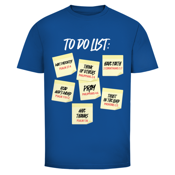 Herren T-Shirt to do list