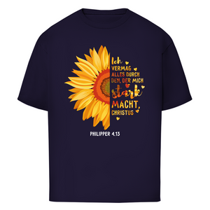 Oversize T-Shirt christus der mich stark macht philipper 4.13