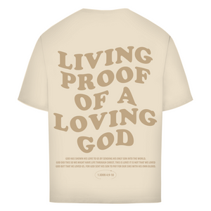 Oversize T-Shirt a loving god 1 john 4:9-10