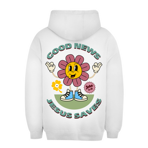 Unisex Oversize Hoodie good news jesus saves