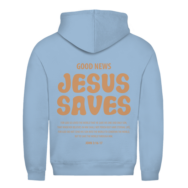 Herren Hoodie jesus saves john 3:16-17