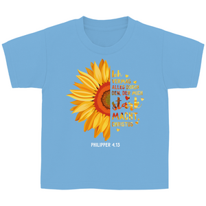 Kinder T-Shirt der mich stark macht philipper 4.13
