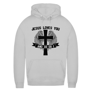 Damen Hoodie jesus loves you and so do i