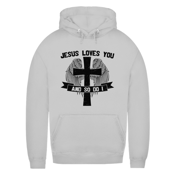 Damen Hoodie jesus loves you and so do i