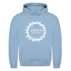 Herren Hoodie jesus könig der könige dornenkrone