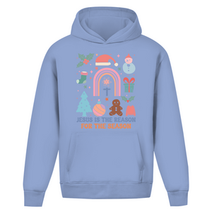 Oversize Hoodie Ohne Kordel jesus is the reason for the season