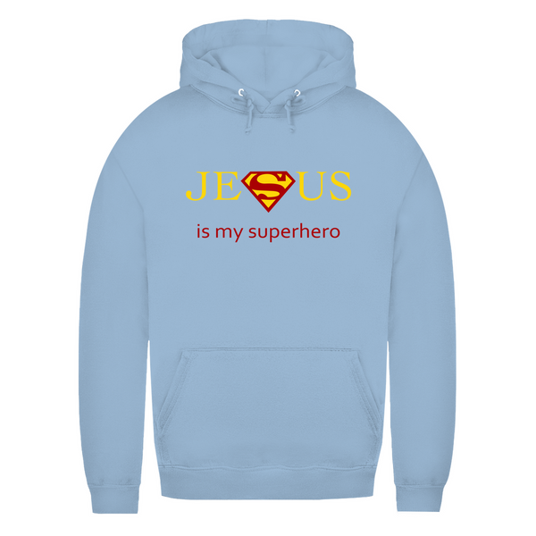 Damen Hoodie jesus is my superhero