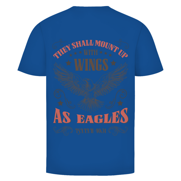 Herren T-Shirt mount up with wings isaiah 40:31