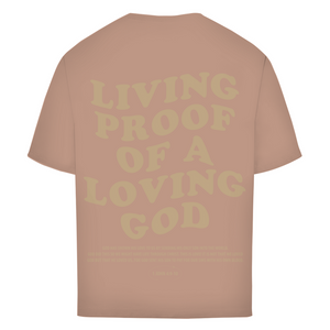 Oversize T-Shirt a loving god 1 john 4:9-10