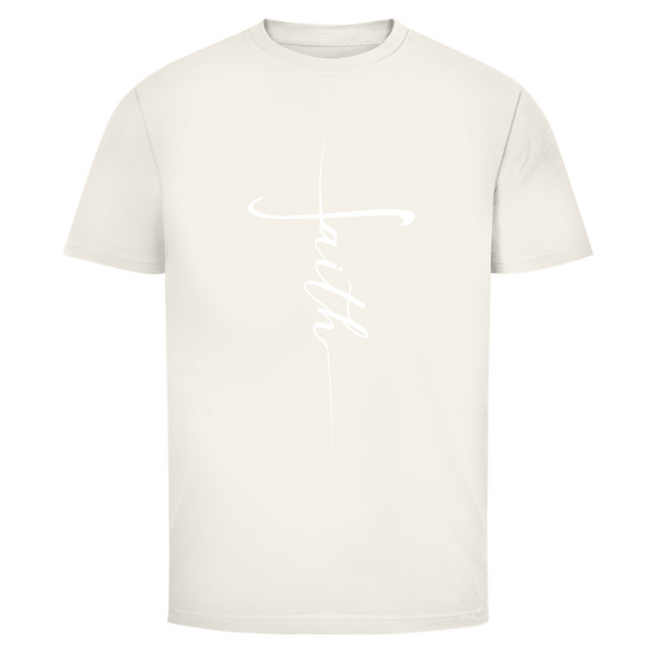 Herren T-Shirt faith kreuz