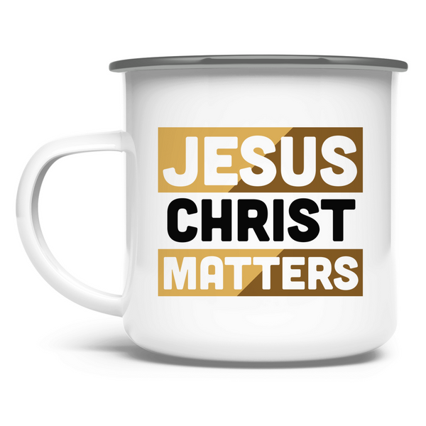 Emaille Tasse jesus christ matters