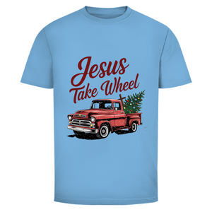 Herren T-Shirt jesus take wheel