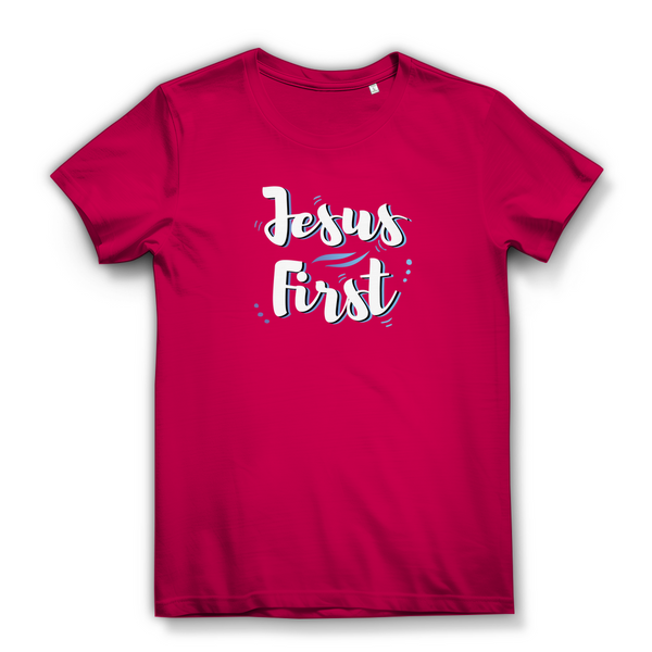 Damen Bio T-Shirt jesus first