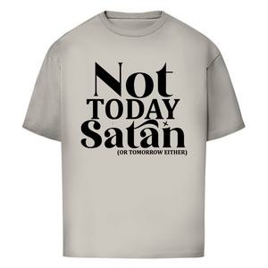 Oversize T-Shirt not today satan