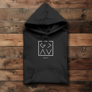 Damen Hoodie god is greater romans 8:28