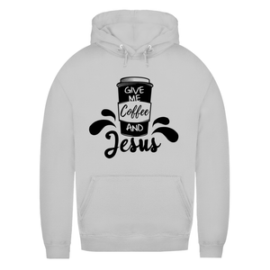 Damen Hoodie give me coffee and jesus