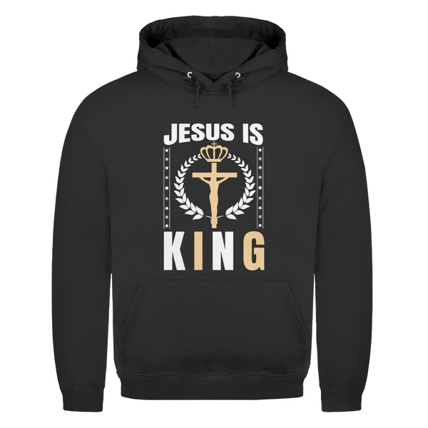 Herren Hoodie jesus is king