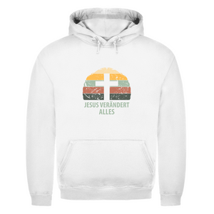 Herren Hoodie jesus verändert alles