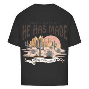 Oversize T-Shirt everything beautiful ecclesiastes 3:11