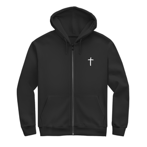 Herren Zipper Hoodie jesus loves you