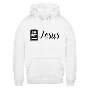 Damen Hoodie one way jesus
