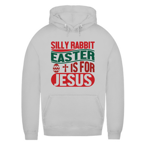 Damen Hoodie silly rabbit easter is for jesus
