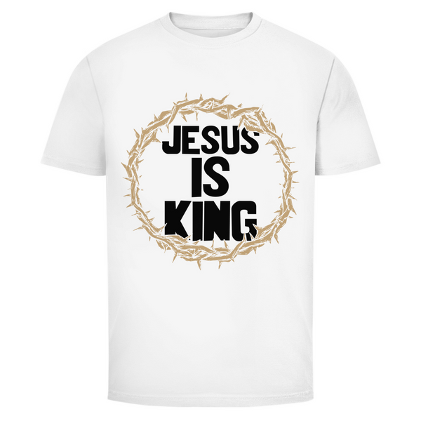 Herren T-Shirt jesus is king dornenkrone