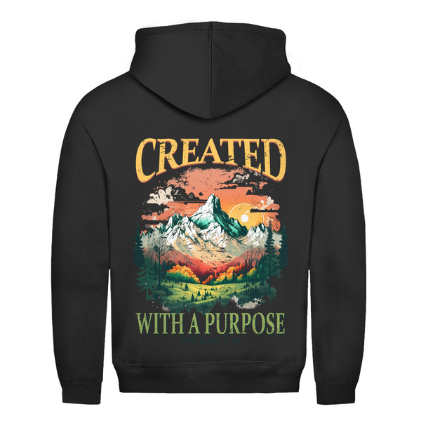 Herren Hoodie created with a purpose ephesians 2:10