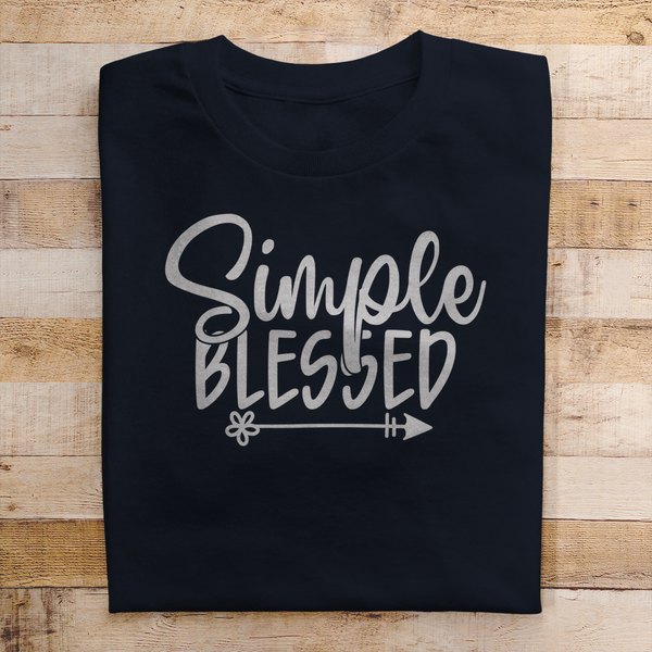 Herren T-Shirt simple blessed