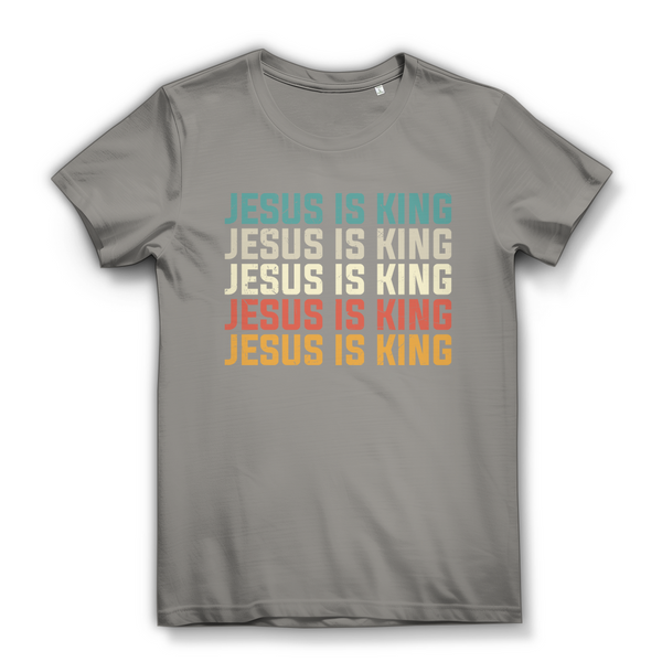 Damen Bio T-Shirt jesus is king vintage