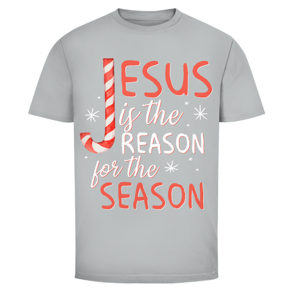 Herren T-Shirt jesus is the reason for the season