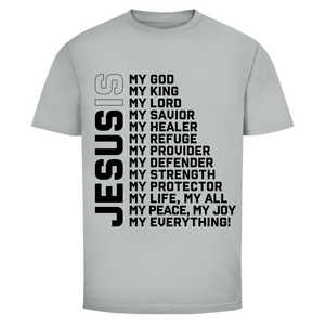 Herren T-Shirt jesus is my god