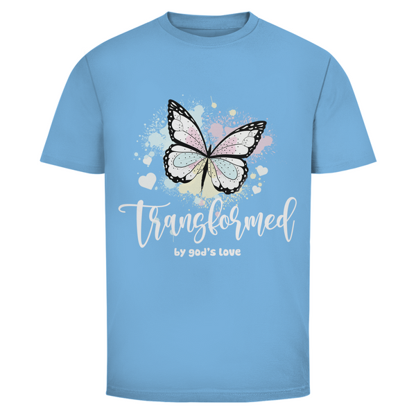 Herren T-Shirt transformed by gods love