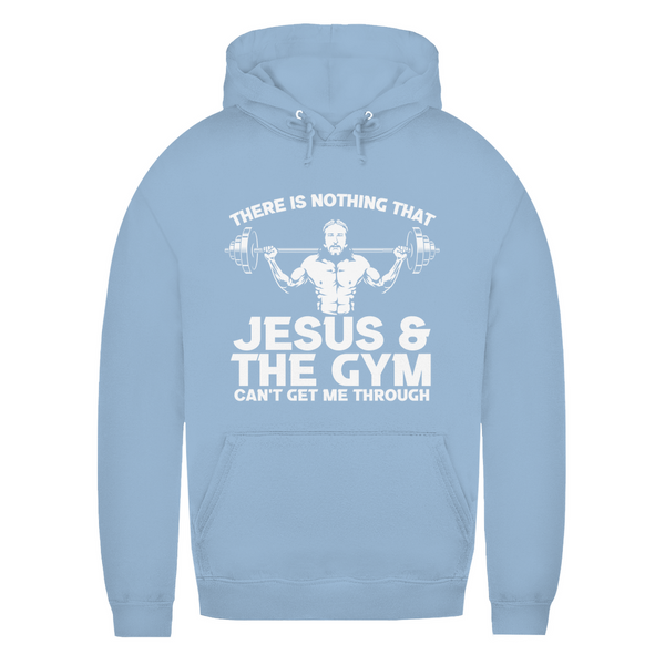 Damen Hoodie jesus and gym