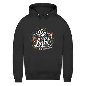 Damen Hoodie be the light matthew 5:14